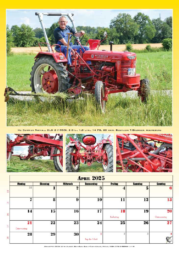 McCormic Handbuch Für Den Schlepperfahrer Farmall DLD-2 – Bedienungsanleitung Gebunden
